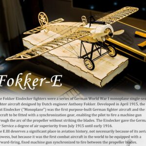 AEO-HC FOKKER-E 410mm, 1:23 LASER CUT DISPLAY KIT VX08