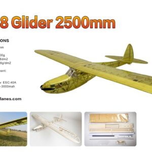 HC-VP SINBAD SB-98 R/C GLIDER or EP KIT 100" COMBO (KIT+PWR.PK)