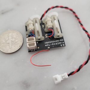 AEO RX244 MICRO 4Ch Rx, 2-LINEAR SERVOS-1S-5A BRUSHED ESC,DSMX/2