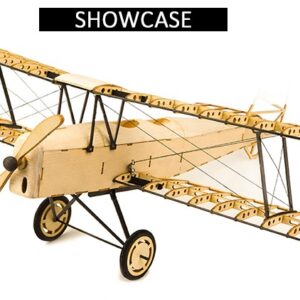 AEO-HC TIGER MOTH, 400mm 1:18 LASER CUT DISPLAY KIT VX10