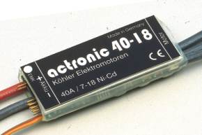 Actronic 40-18 ESC for Brushless Motors