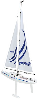 Aqua Paradise FiberGlass 26" Sailboat Ready to Sail